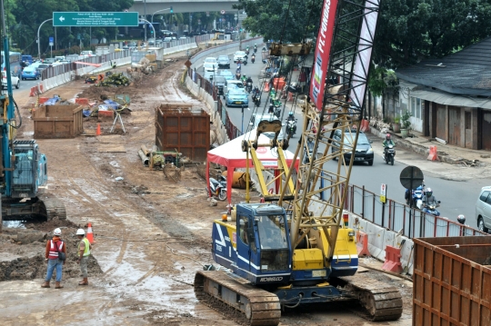 Proyek underpass Mampang-Kuningan ditargetkan rampung akhir 2017