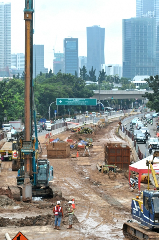 Proyek underpass Mampang-Kuningan ditargetkan rampung akhir 2017