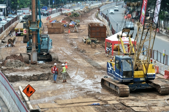 Proyek underpass Mampang-Kuningan ditargetkan rampung akhir 2017