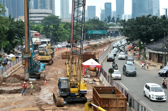 Proyek underpass Mampang-Kuningan ditargetkan rampung akhir 2017