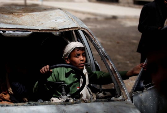 Potret kehidupan anak yatim piatu di daerah konflik Yaman