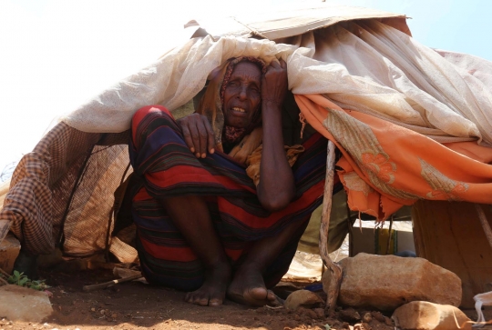 Meratapi pengungsi di Somalia dilanda kekeringan