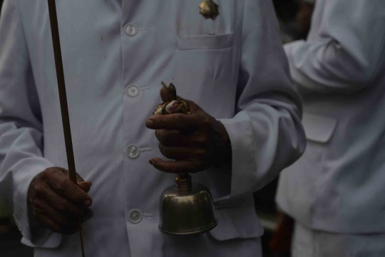 Semarak pawai ogoh-ogoh jelang Nyepi di Gambir