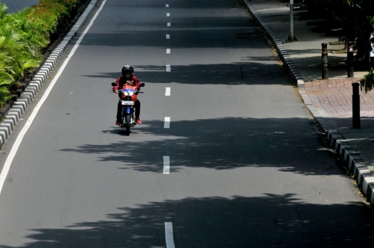 Lengangnya Jakarta di Hari Raya Nyepi