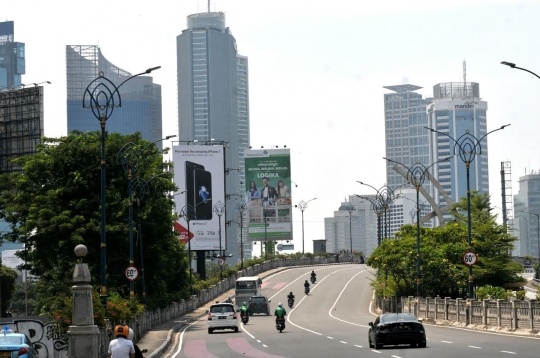 Lengangnya Jakarta di Hari Raya Nyepi