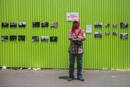 Uniknya pameran fotografi di lahan sengketa Banyumas