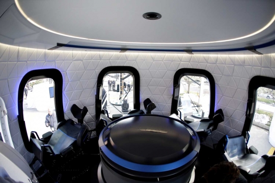 Ini penampakan kapsul untuk wisata ke luar angkasa