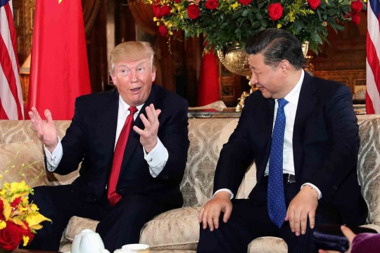 Akrabnya Trump sambut kunjungan Presiden China di villa pribadi