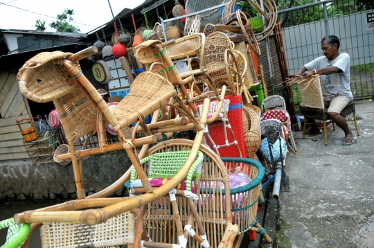 Geliat kerajinan rotan di Ibu Kota