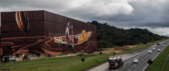 Ternyata mural terbesar di sejagat ada di negara ini