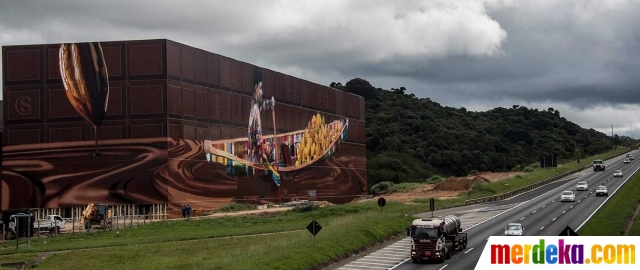 Foto : Ternyata mural terbesar di sejagat ada di negara 