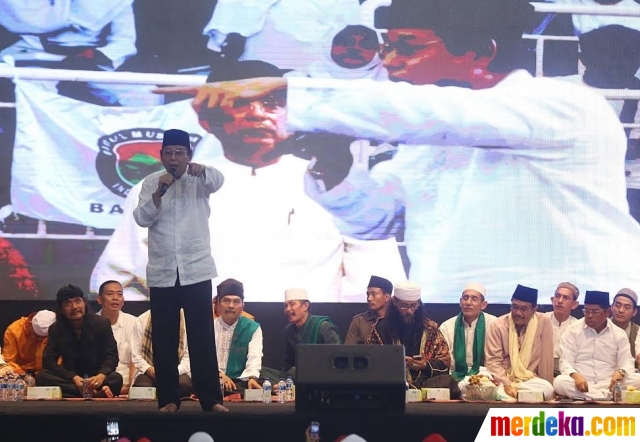 Foto Djarot menghadiri Jakarta bersholawat di Ciracas 