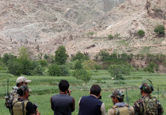 Ini lokasi jatuhnya 'ibu segala bom' milik AS di Afghanistan