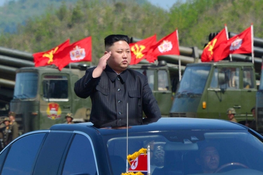 Korea Utara pamer kekuatan tempur usai AS-Korsel unjuk gigi