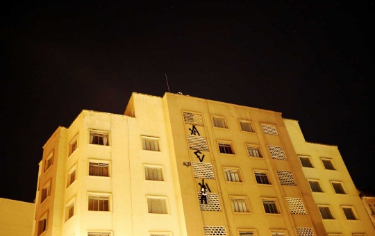 Aksi nekat para seniman jalanan Kota Sao Paulo