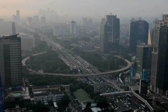 Ini penampakan simpang susun Semanggi setelah 100 persen tersambung