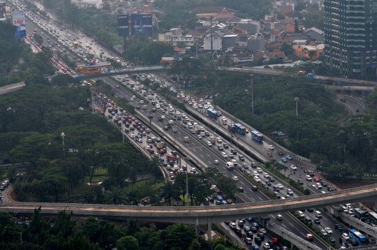 Ini penampakan simpang susun Semanggi setelah 100 persen tersambung