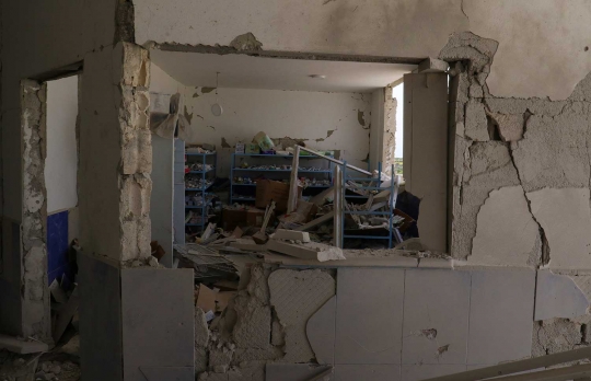 Rumah sakit di Suriah hancur berantakan usai dihantam serangan udara