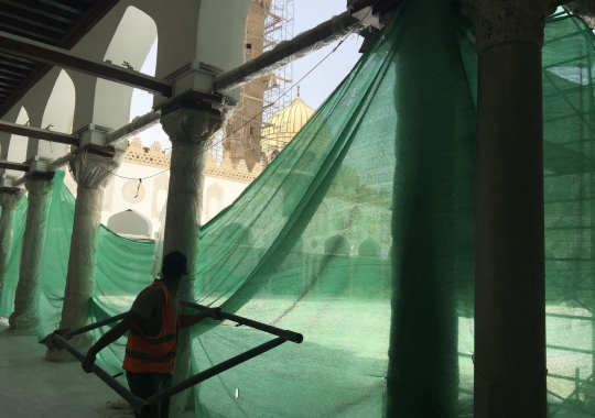 Menengok renovasi Masjid Al Azhar di Mesir