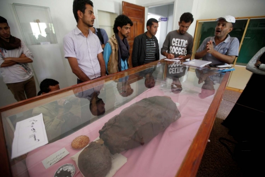 Mengunjungi angkernya museum mumi di Yaman