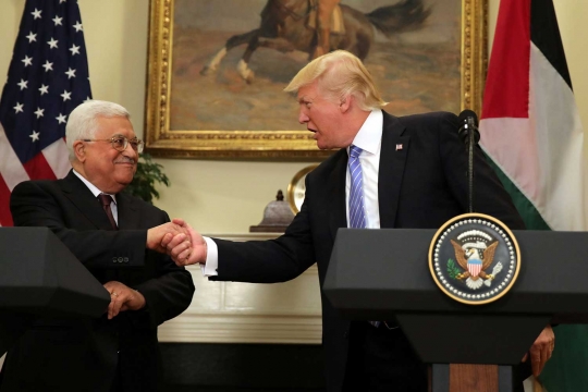 Presiden Palestina bertemu Trump di Gedung Putih