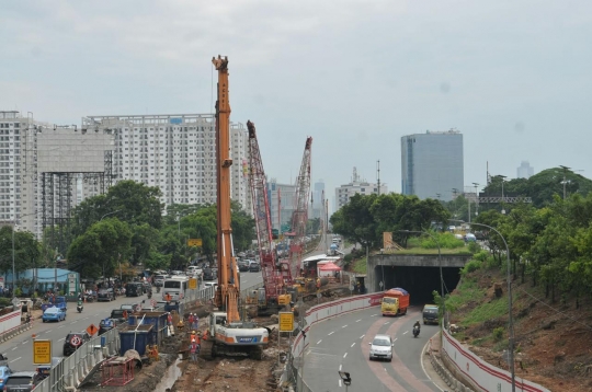 Proyek LRT Jabodebek sudah mencapai 15 persen