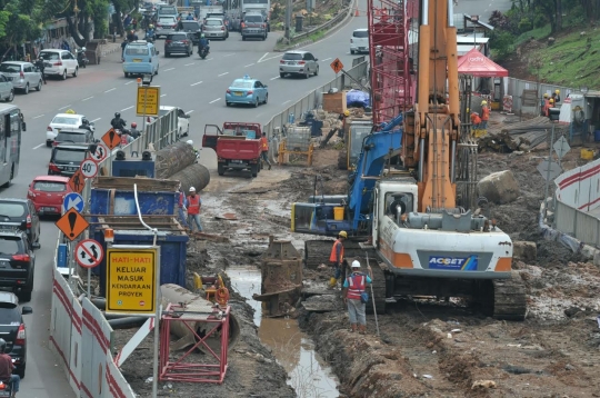 Proyek LRT Jabodebek sudah mencapai 15 persen