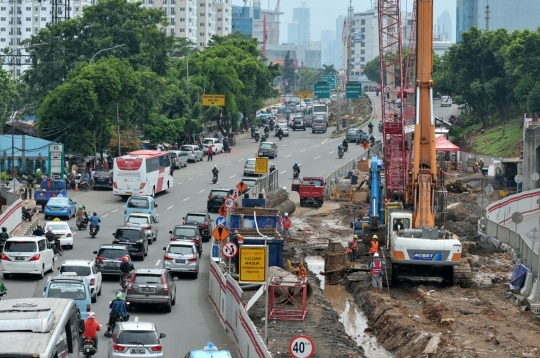 Proyek LRT Jabodebek sudah mencapai 15 persen