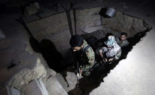 Menelusuri gelapnya terowongan tempat umpet para pemberontak Suriah