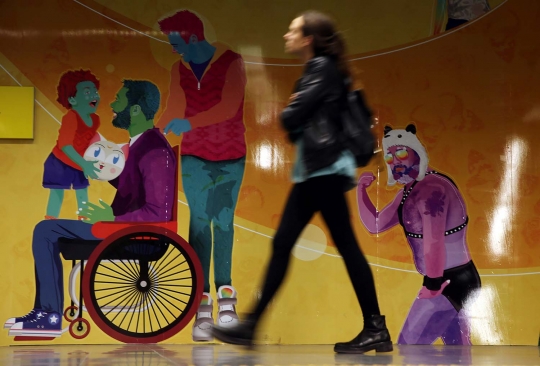 Warna-warni stasiun kereta LGBT di Buenos Aires