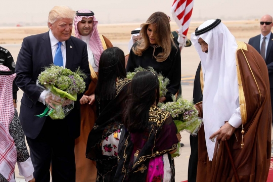 Keakraban Raja Salman sambut hangat kunjungan Trump