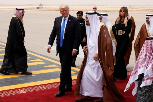 Keakraban Raja Salman sambut hangat kunjungan Trump