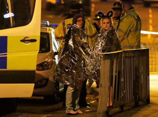 Ledakan di konser Ariana Grande, polisi jaga ketat Manchester Arena