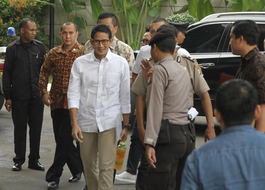 Sandiaga Uno diperiksa KPK sebagai saksi dua kasus korupsi