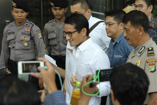 Sandiaga Uno diperiksa KPK sebagai saksi dua kasus korupsi