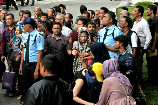 Ratusan nasabah Pandawa Group geruduk PN Jakarta Pusat