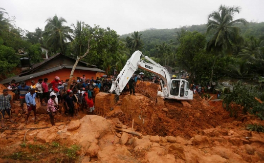 Banjir dan longsor terjang Sri Lanka, 25 orang tewas