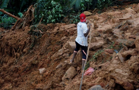 Banjir dan longsor terjang Sri Lanka, 25 orang tewas