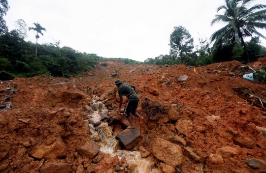 Banjir dan longsor terjang Sri Lanka, 25 orang tewas