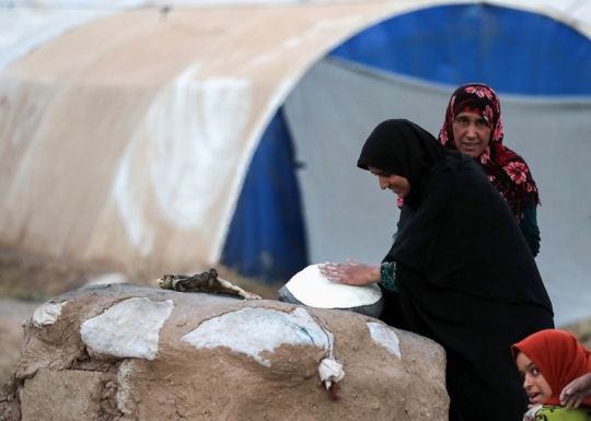 Potret pengungsi Irak lewati Ramadan dengan kesederhanaan