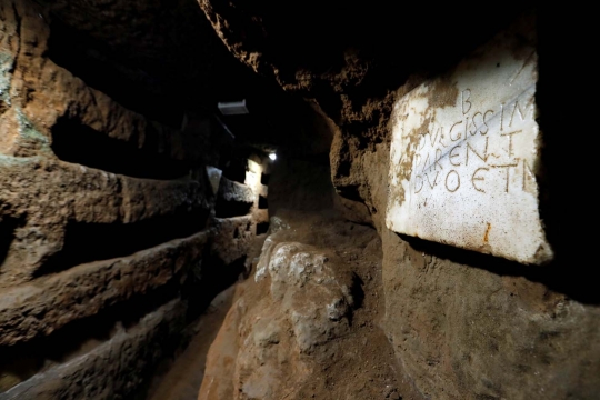 Misteri Katakombe Domitilla, pemakaman bawah tanah tertua Roma