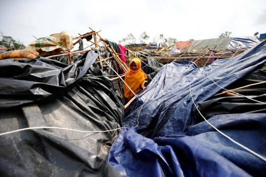 Duka muslim Rohingya kamp pengungsian dihantam Topan Mora