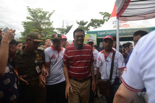 Djarot tengok posko donor darah di Taman Waduk Pluit