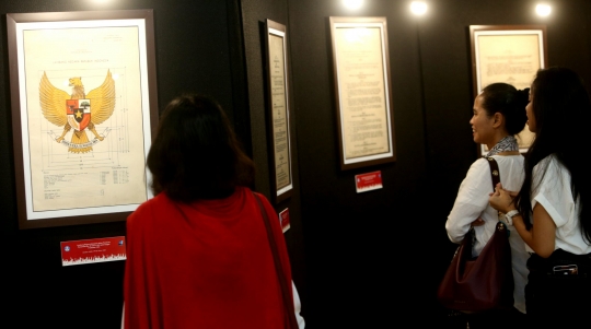 Pameran arsip Pancasila di Museum Nasional