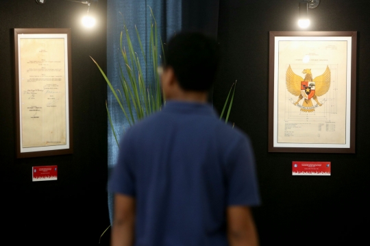 Pameran arsip Pancasila di Museum Nasional