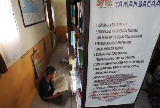 Mengisi waktu berpuasa di Taman Bacaan Kampung Jati