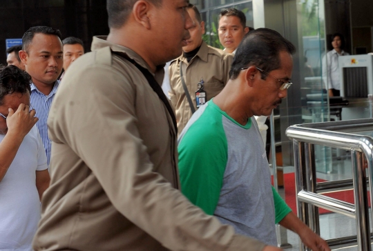 Ekspresi politikus Gerindra yang tertangkap tangan KPK