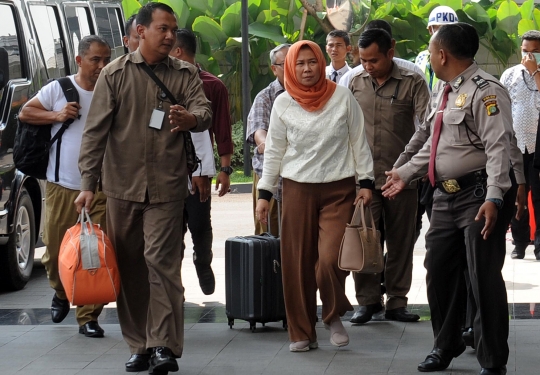 Ekspresi politikus Gerindra yang tertangkap tangan KPK
