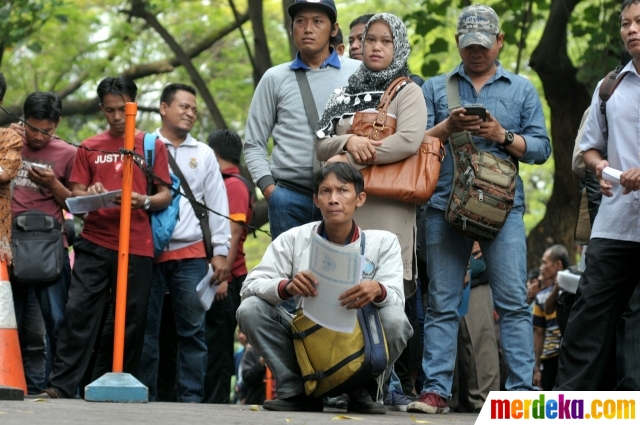 Foto : Ribuan warga serbu pendaftaran mudik gratis Jasa 