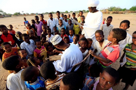 Potret antusias anak-anak Sudan perdalam ilmu agama selama Ramadan